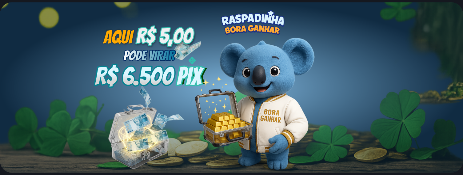 Banner Raspadinha Bora Pix Na Conta