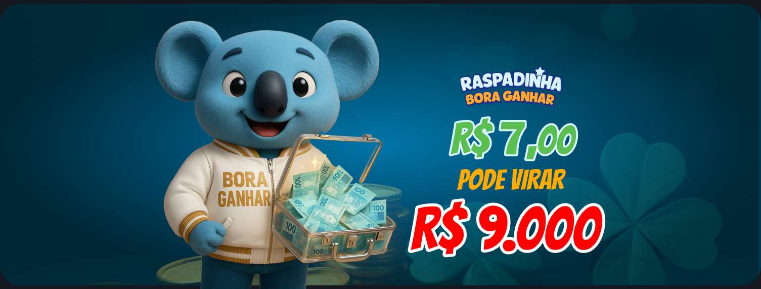 Banner Raspadinha Bora Tecnologia