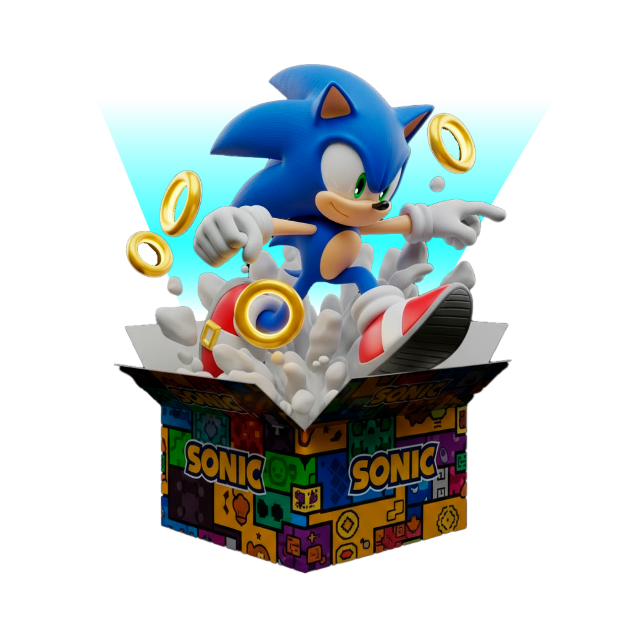 Banner Caixa de Prêmios do Sonic